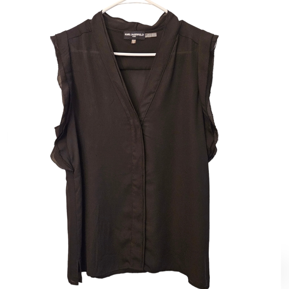 Karl Lagerfeld blouse, L